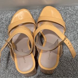 New Stuart Weitzman orange Leather size 6, $475 value!